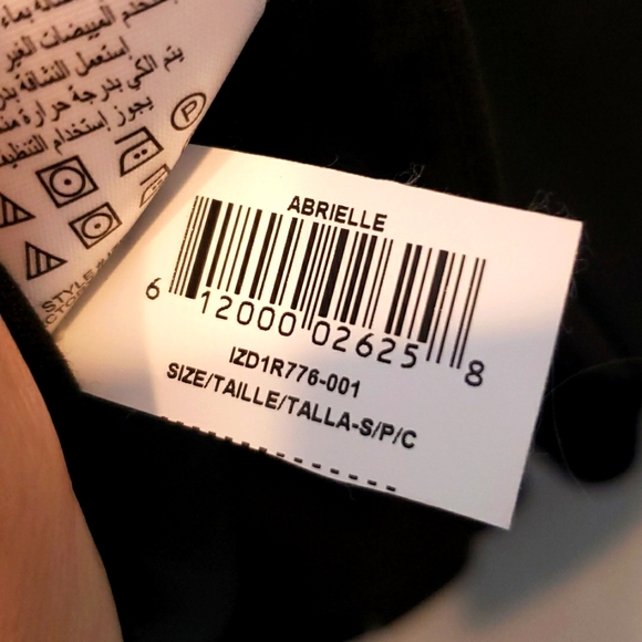 BCBGMaxAzria Abrielle Sleeveless Peplum Top Small Black New - Picture 9 of 9